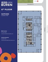 525 W Van Buren St, Chicago, IL for lease Floor Plan- Image 1 of 1