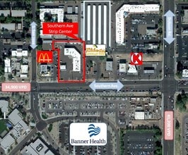 2110 W Southern Ave, Mesa, AZ - AERIAL  map view - Image1