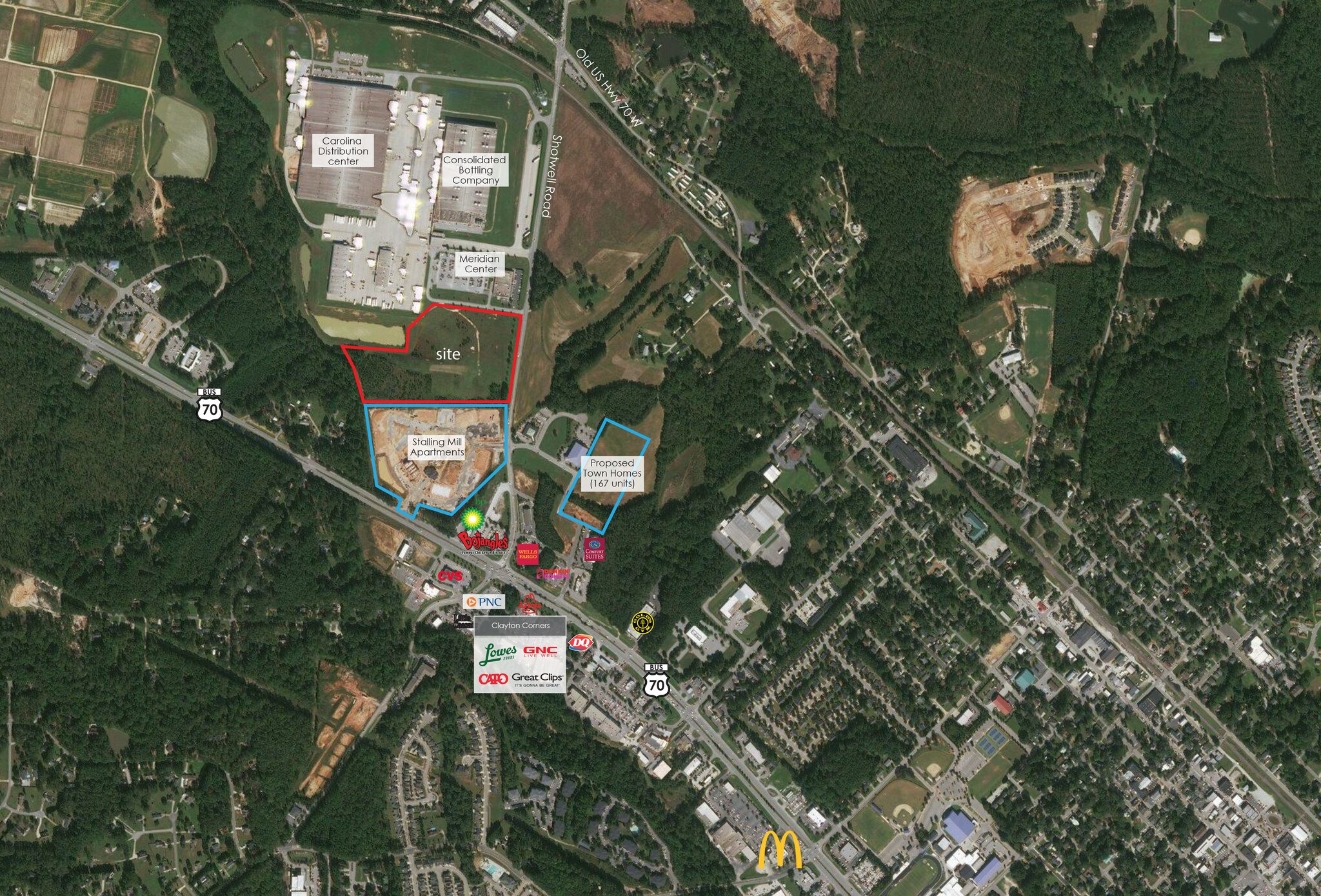 Shotwell Rd & Hwy 70, Clayton, NC for sale Building Photo- Image 1 of 1