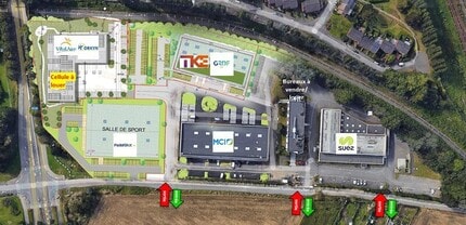 Lille - Aerial  map view