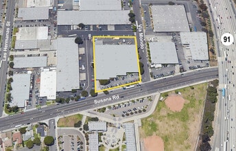 17621-17623 Susana Rd, Rancho Dominguez, CA - AERIAL  map view - Image1