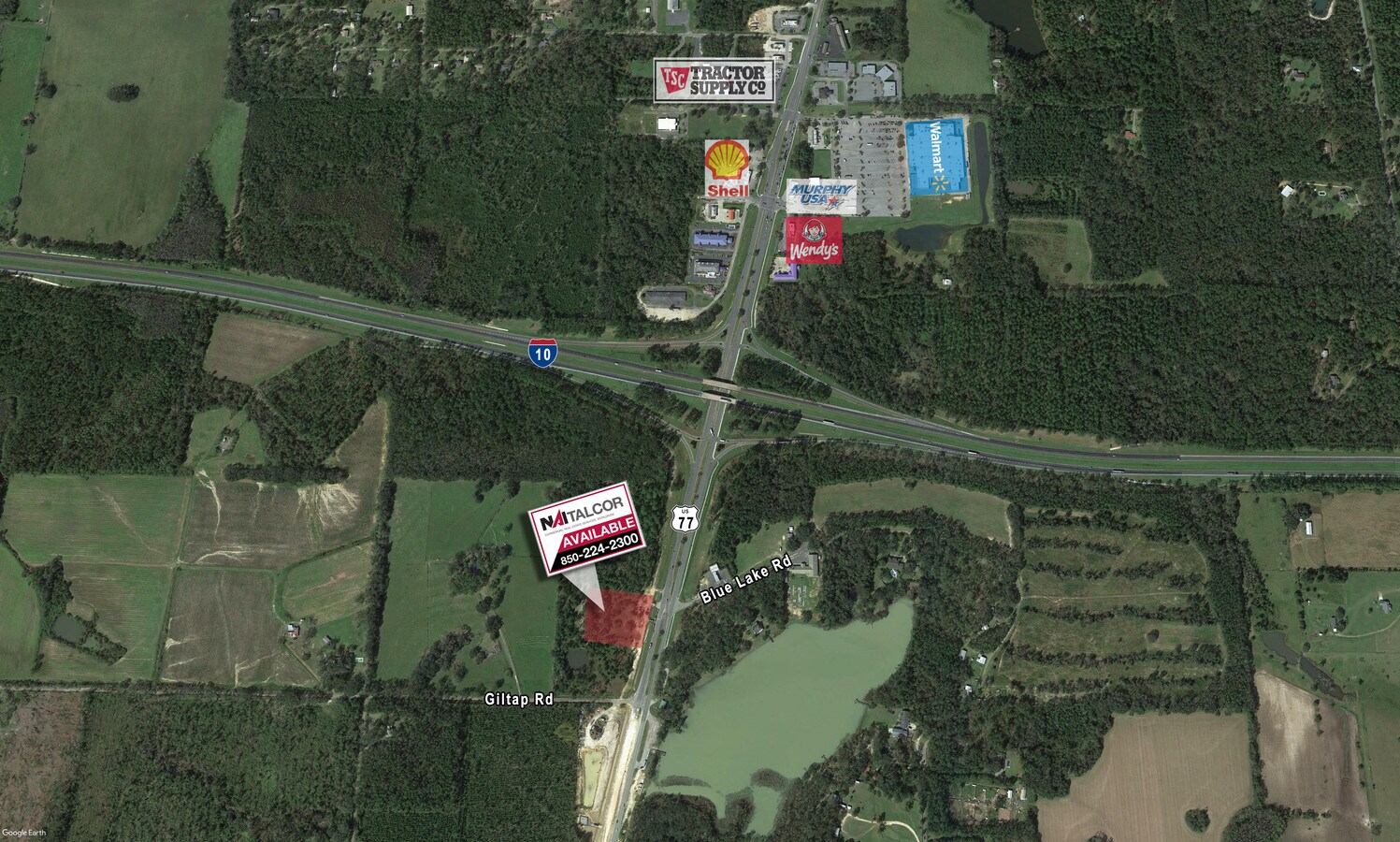 Blue Lake Rd and Hwy 77, Chipley, FL 32428