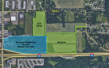 Beatrice St, Kalamazoo, MI - Aerial map view