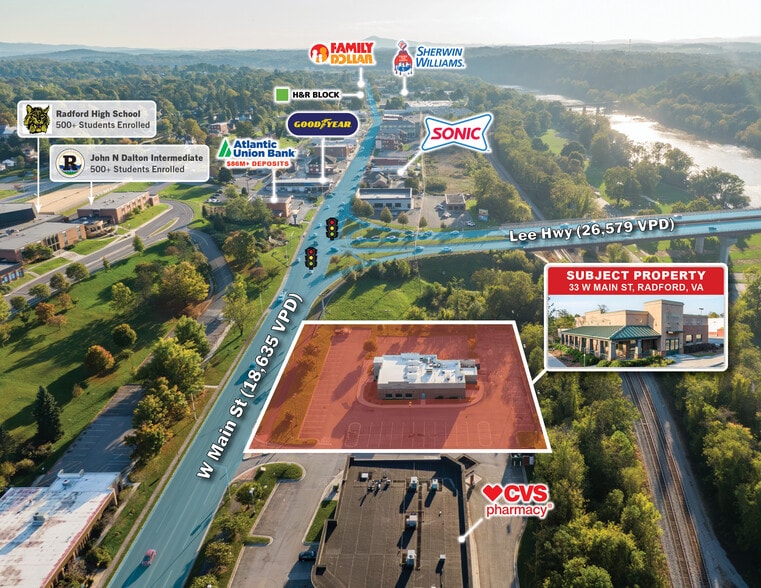 34 W Main St, Radford, VA for lease - Primary Photo - Image 2 of 23