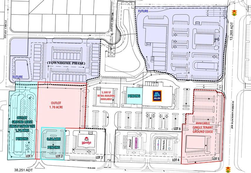 Highway 231 And Joe B Jackson Blvd, Murfreesboro, TN for lease - Site Plan - Image 2 of 10