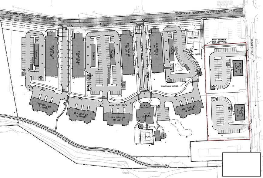 330 Broad St, Manchester, CT for lease - Site Plan - Image 1 of 2