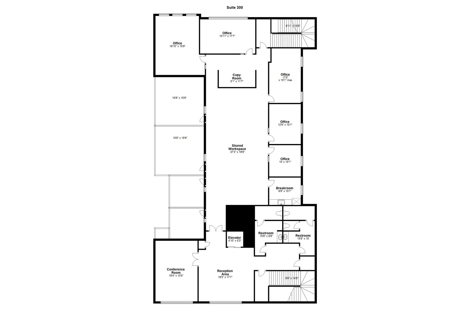 23756 Michigan Ave, Dearborn, MI for lease Floor Plan- Image 1 of 16