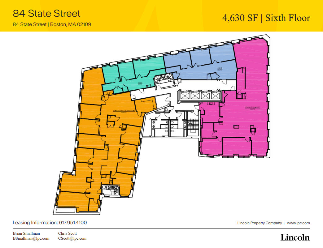 84 State St, Boston, MA for lease Floor Plan- Image 1 of 1