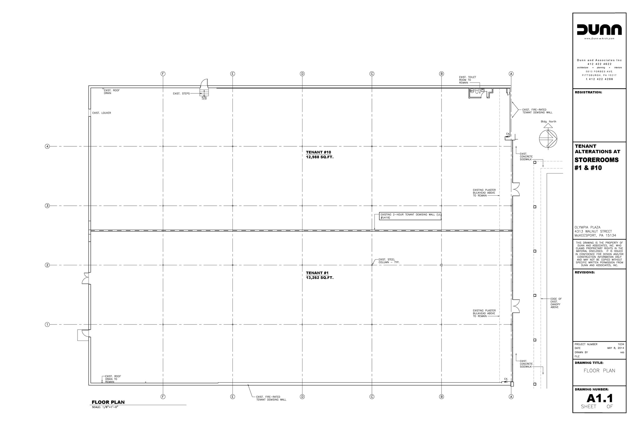 4313 Walnut St, Mckeesport, PA for lease Floor Plan- Image 1 of 5