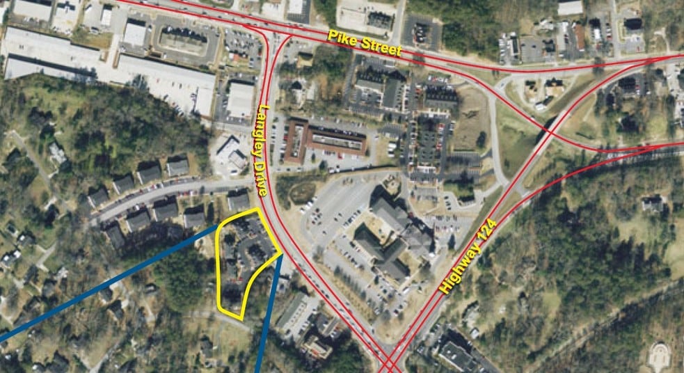 175 Langley Dr, Lawrenceville, GA for lease - Aerial - Image 3 of 6