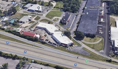 4745 Wadsworth Rd, Dayton, OH - aerial  map view