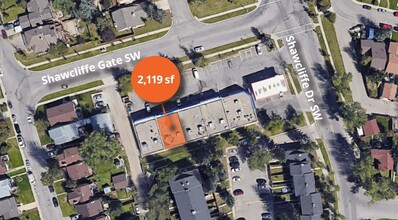 615-647 Shawcliffe Gate SW, Calgary, AB for lease Aerial- Image 2 of 2