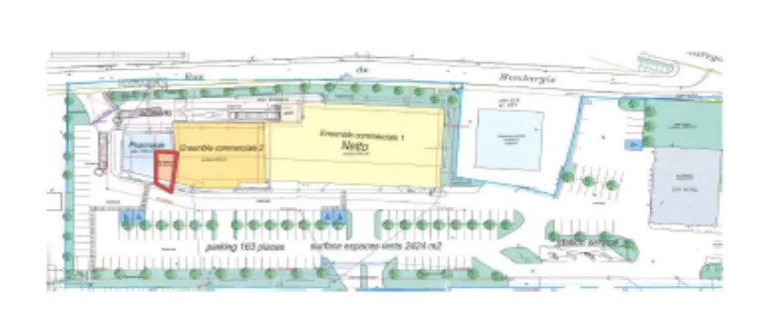 Retail in Nemours for lease - Site Plan - Image 2 of 2