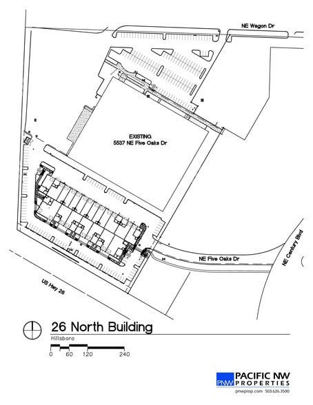 5501 NE Century Blvd, Hillsboro, OR for lease - Site Plan - Image 3 of 3