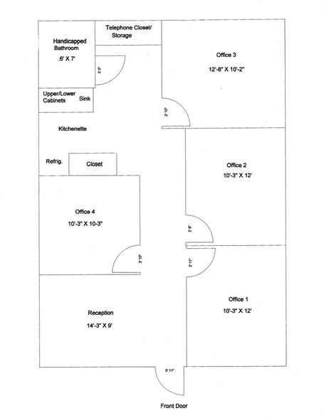 905 Halstead Blvd, Elizabeth City, NC for lease - Floor Plan - Image 3 of 4