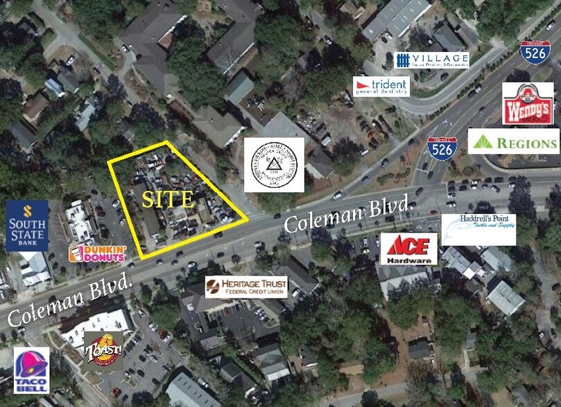 862 Coleman Blvd, Mount Pleasant, SC for sale - Building Photo - Image 1 of 1