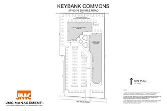 37104-37152 Six Mile Rd, Livonia, MI for lease Site Plan- Image 1 of 1