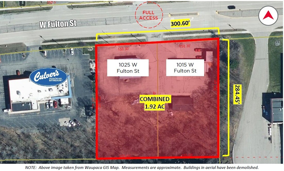 1015-1025 Fulton St, Waupaca, WI for sale Building Photo- Image 1 of 1