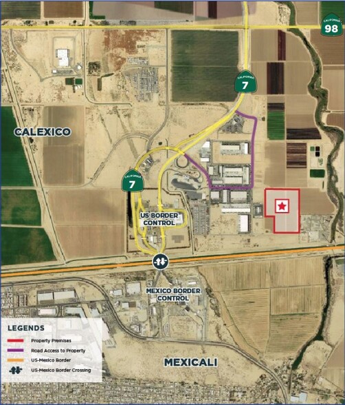 Pan Amercian Rd, Calexico, CA for sale - Building Photo - Image 1 of 1