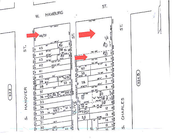 1000 S Charles St, Baltimore, MD for lease - Plat Map - Image 3 of 8