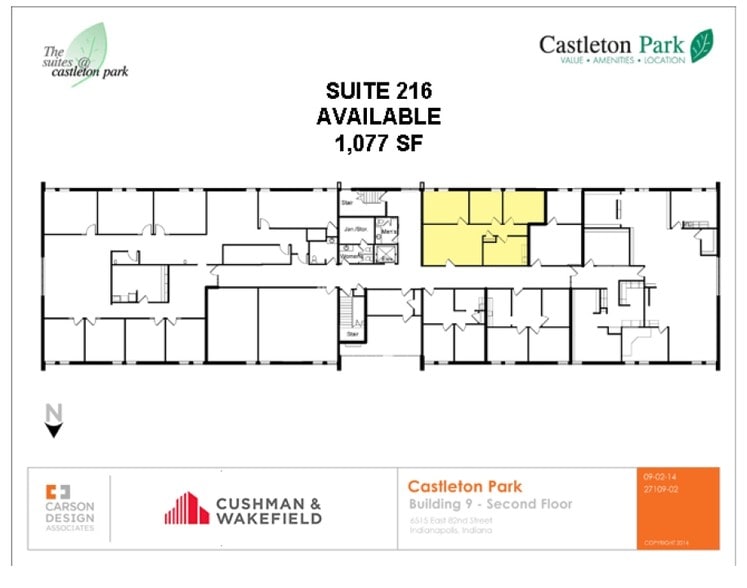 6515 E 82nd St, Indianapolis, IN for lease - Floor Plan - Image 3 of 7
