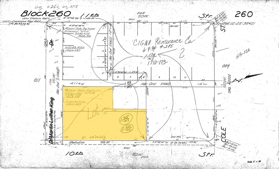 906 N 11th St, Saint Louis, MO for sale - Plat Map - Image 1 of 1