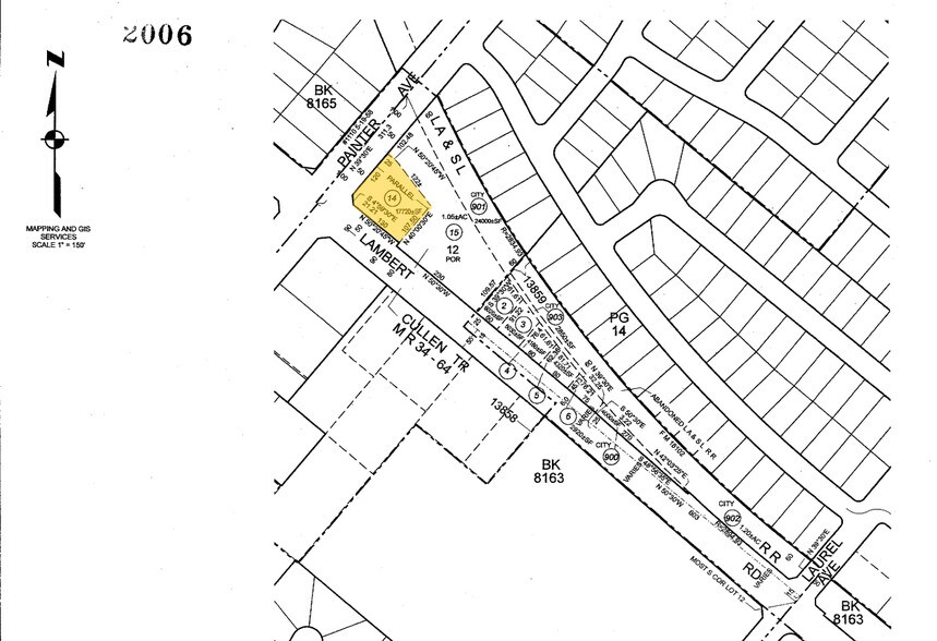 8750 Painter Ave, Whittier, CA for lease - Plat Map - Image 2 of 4