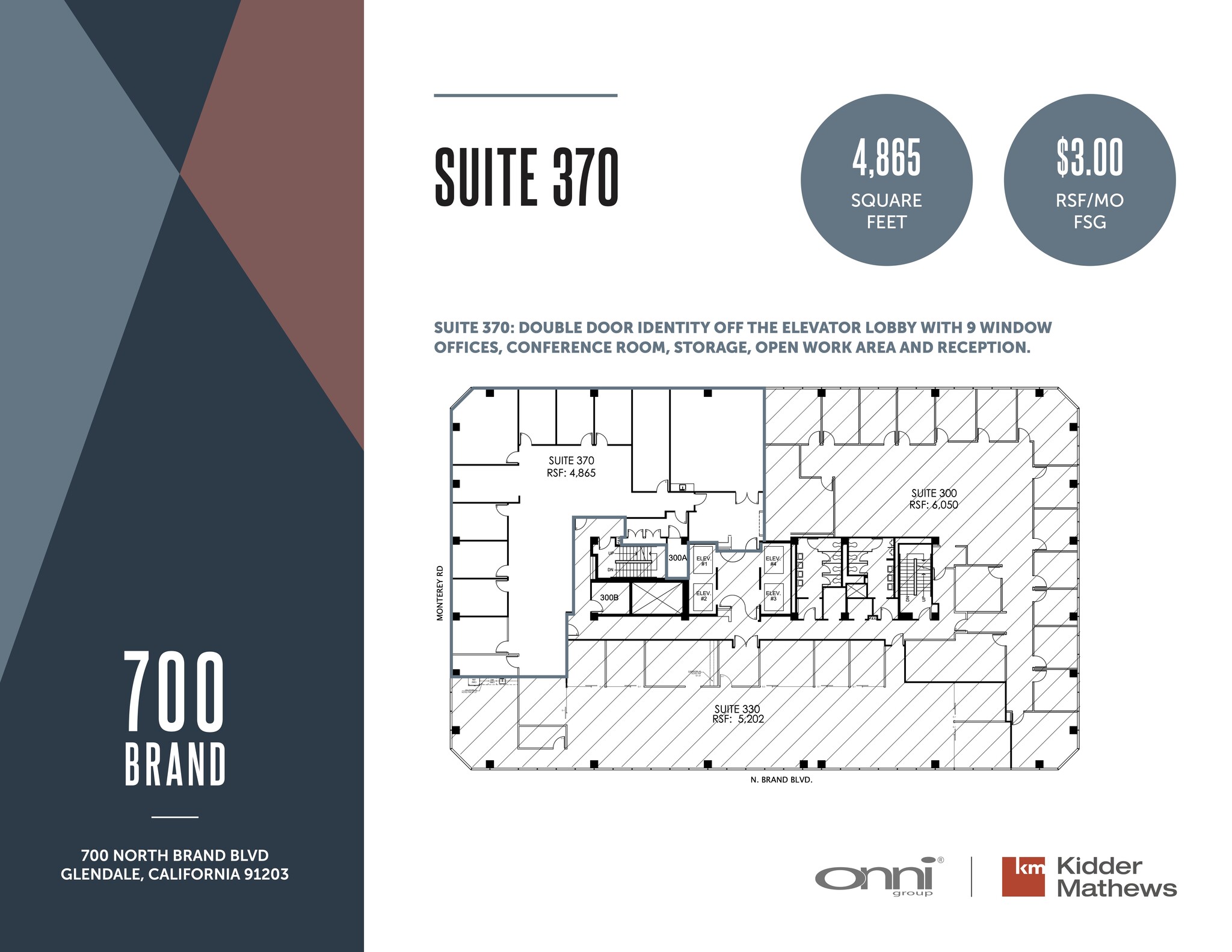 700 N Brand Blvd, Glendale, CA for lease Floor Plan- Image 1 of 1