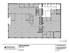 420 N Wabash Ave, Chicago, IL for lease Floor Plan- Image 1 of 2