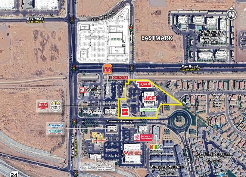 SEC Ray Rd & Ellsworth Rd, Mesa, AZ for lease - Building Photo - Image 1 of 1