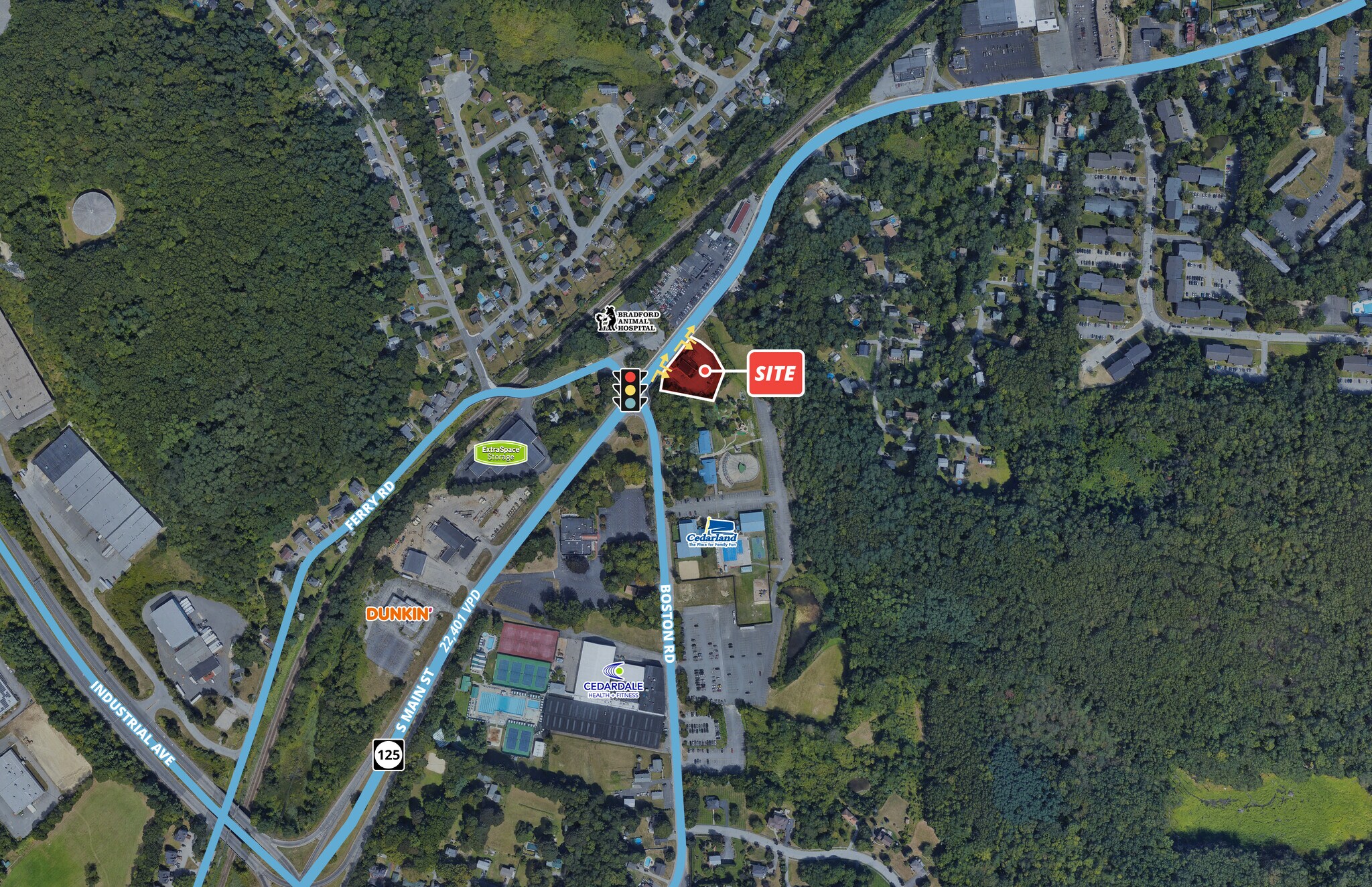 860 S Main St, Bradford, MA for sale Aerial- Image 1 of 5