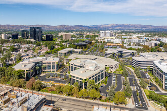 21271 Burbank Blvd, Woodland Hills, CA - AERIAL  map view - Image1