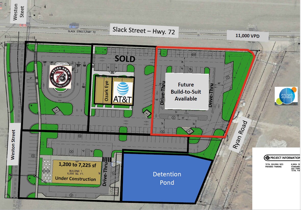 Slack Street, Pea Ridge, AR for sale Site Plan- Image 1 of 1