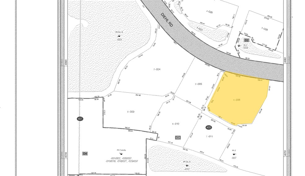 28231 Diehl Rd, Warrenville, IL for lease - Plat Map - Image 2 of 2