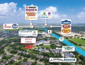 3281 Rocky Creek Dr, Missouri City, TX - AERIAL map view - Image1