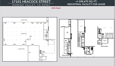 17101 Heacock St, Moreno Valley, CA for lease Floor Plan- Image 2 of 2