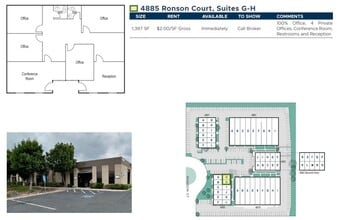4883 Ronson Ct, San Diego, CA for lease Floor Plan- Image 2 of 2