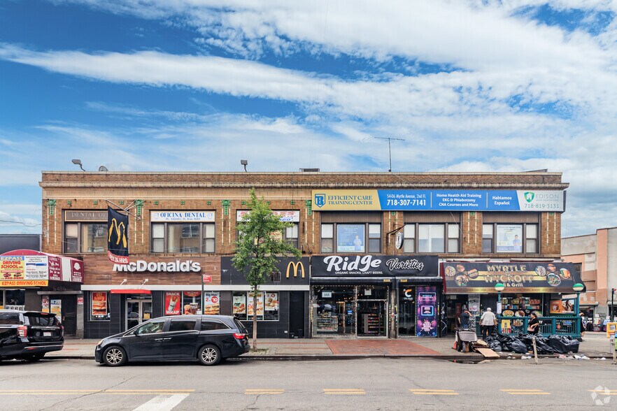 5400-5406 Myrtle Ave, Ridgewood, NY for lease - Building Photo - Image 2 of 4