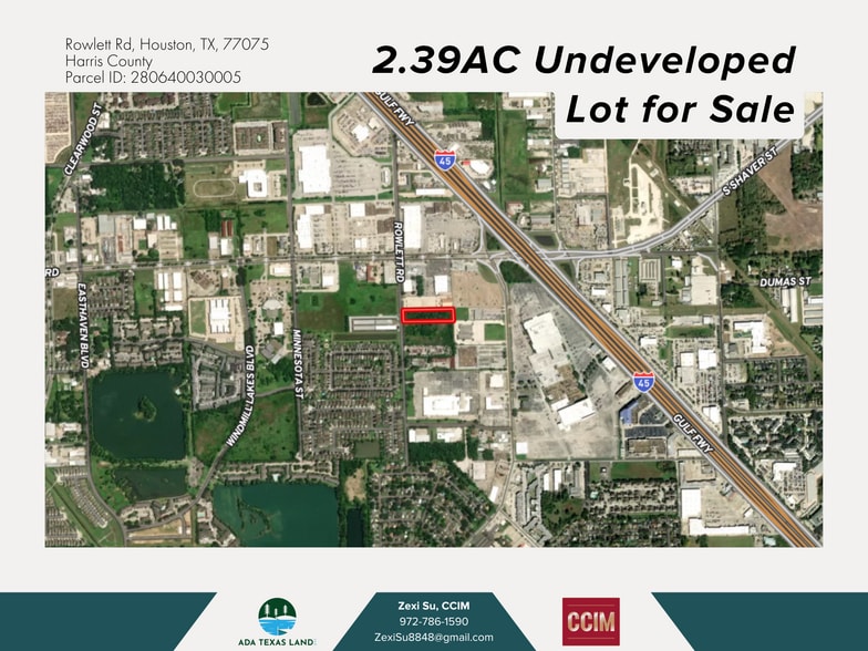 TBD Rowlett Road, Houston, TX for sale - Primary Photo - Image 1 of 9