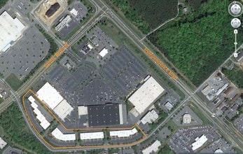 2301 Crownpoint Executive Dr, Charlotte, NC - AERIAL  map view