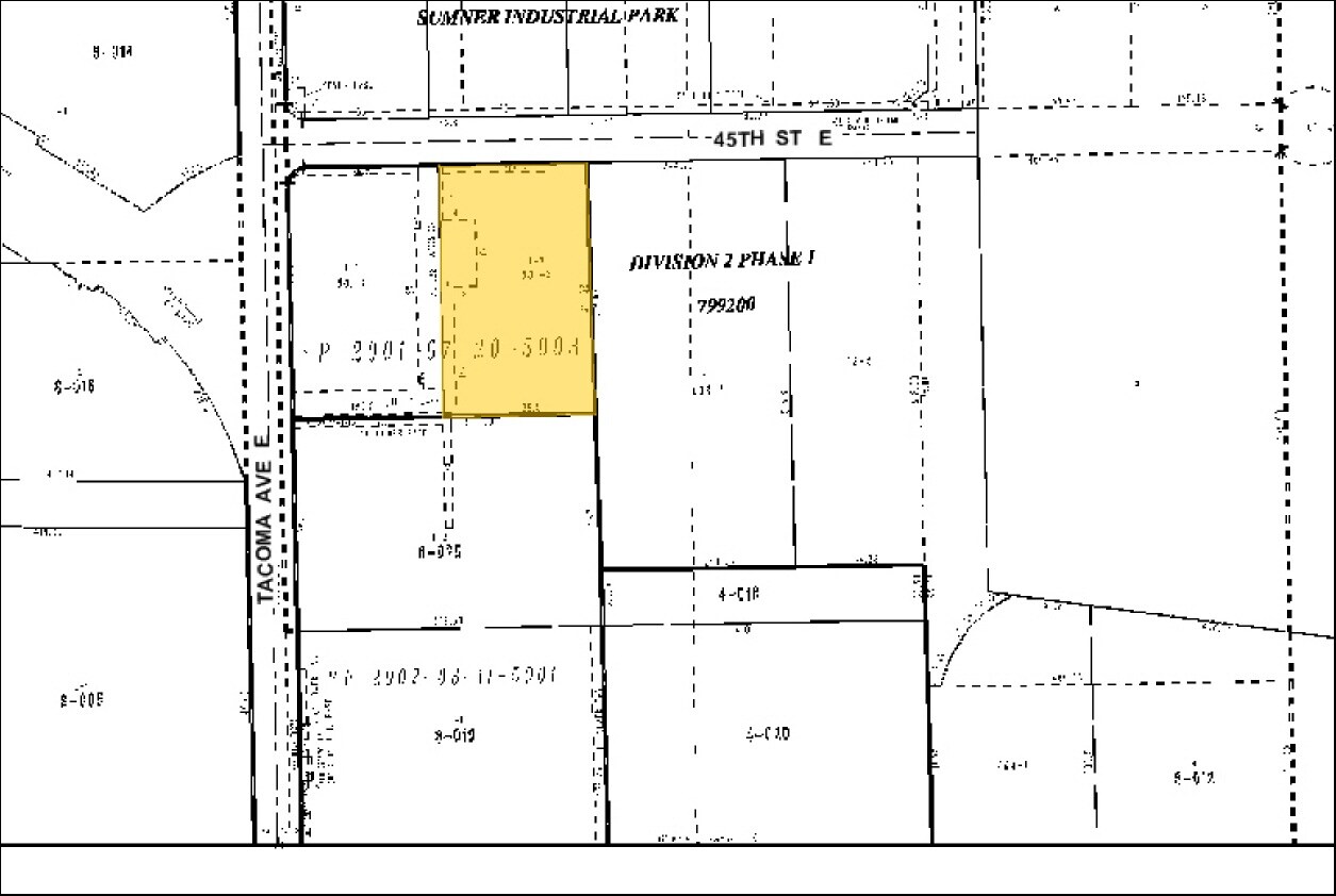 1524 45th St E, Sumner, WA for sale Plat Map- Image 1 of 1