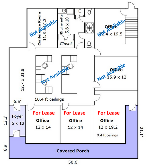 8311 HIGHWAY 23, Belle Chasse, LA for lease - Floor Plan - Image 2 of 3