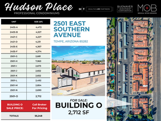 More details for 2501-0 E Southern Ave, Tempe, AZ - Office for Sale