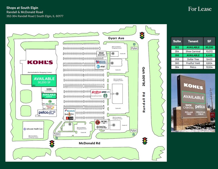 352-362 Randall Rd, South Elgin, IL for sale - Building Photo - Image 1 of 1