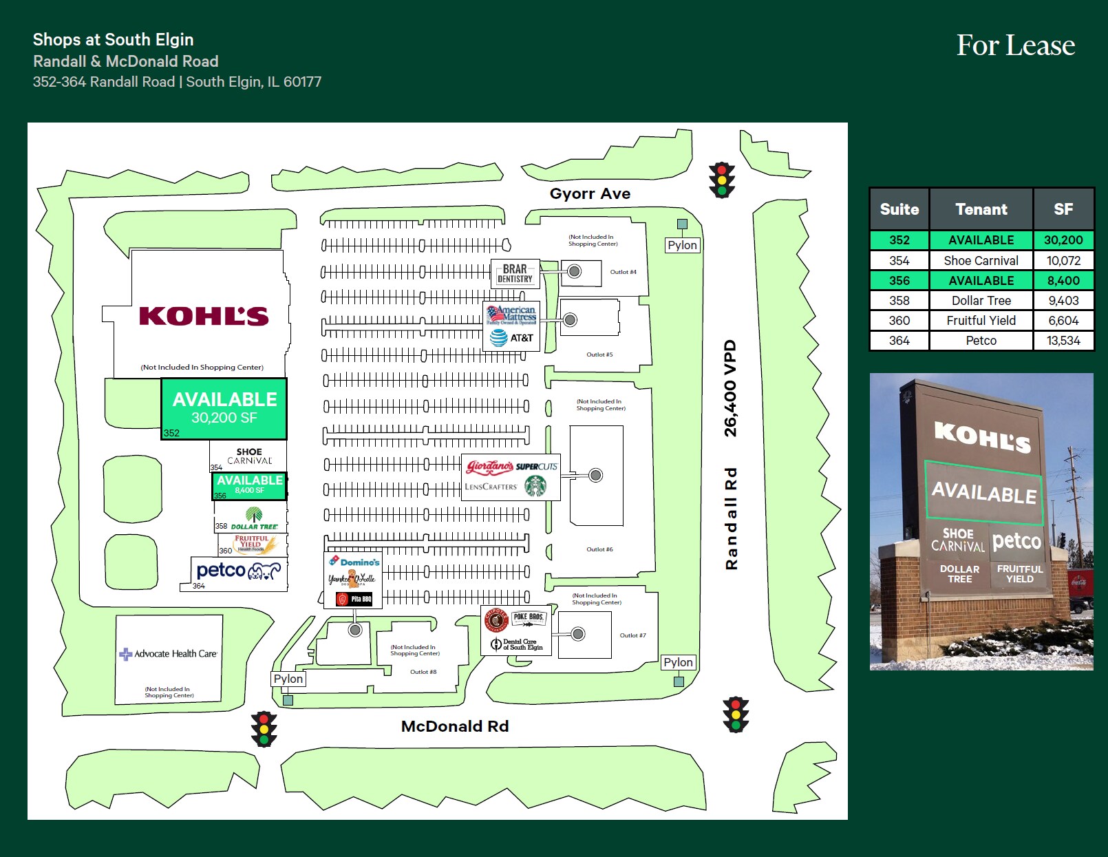 352-362 Randall Rd, South Elgin, IL for sale Building Photo- Image 1 of 1