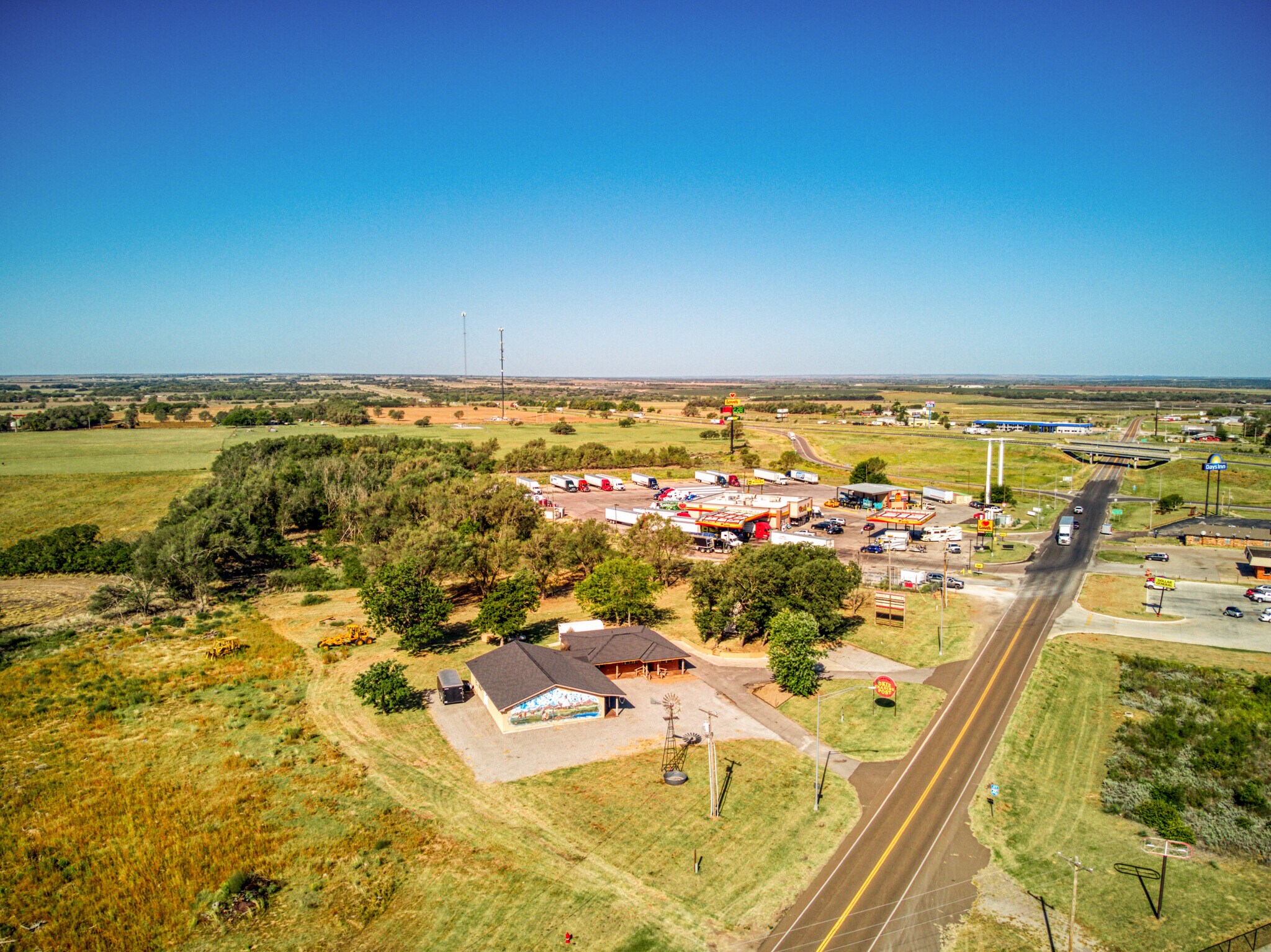 809 N Sheb Wooley Ave, Erick, OK for sale Aerial- Image 1 of 1