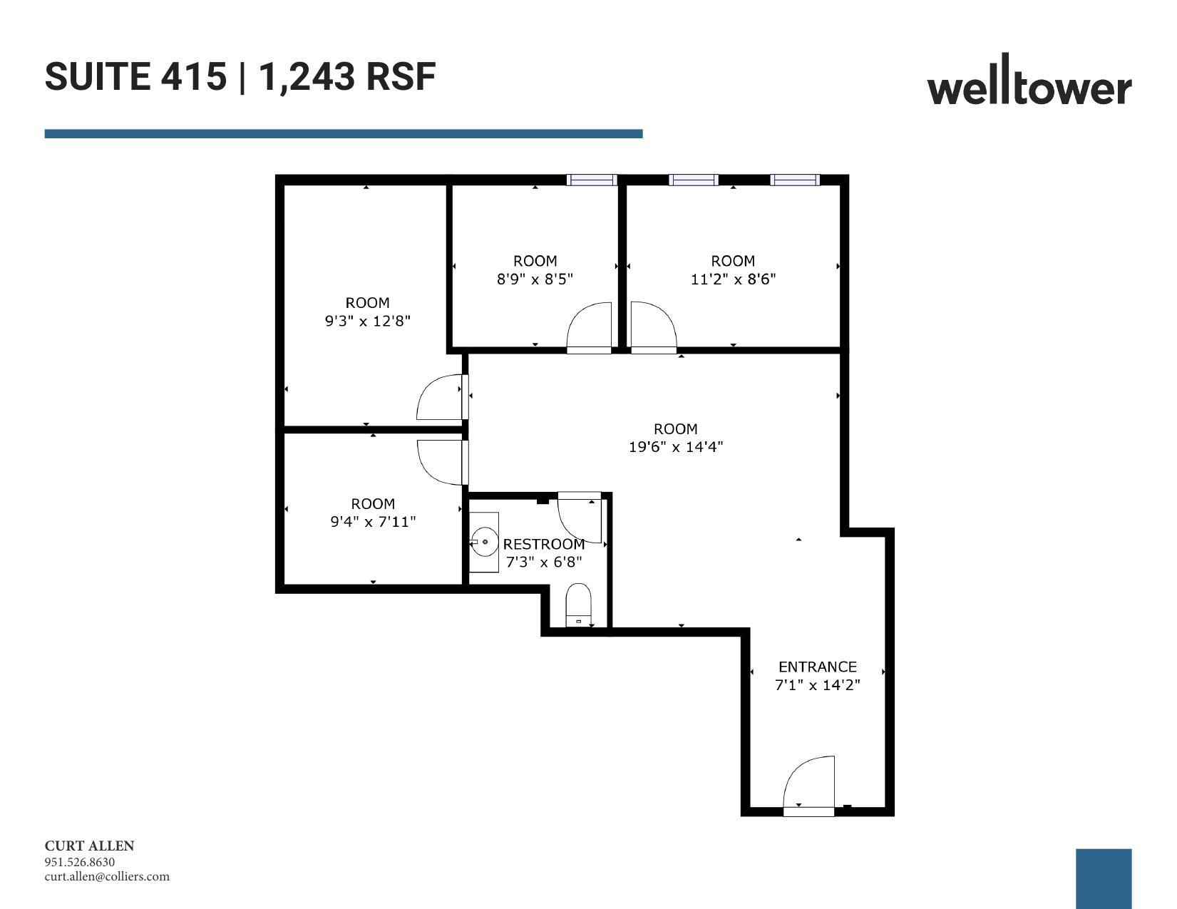 6620 Coyle Ave, Carmichael, CA for lease Floor Plan- Image 1 of 1