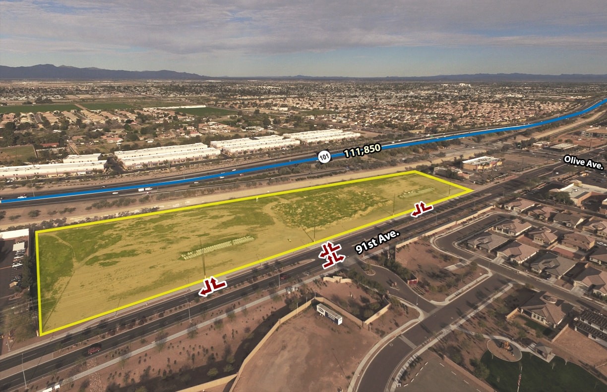 S/SWC 91st Ave & Olive, Peoria, AZ for sale Building Photo- Image 1 of 1