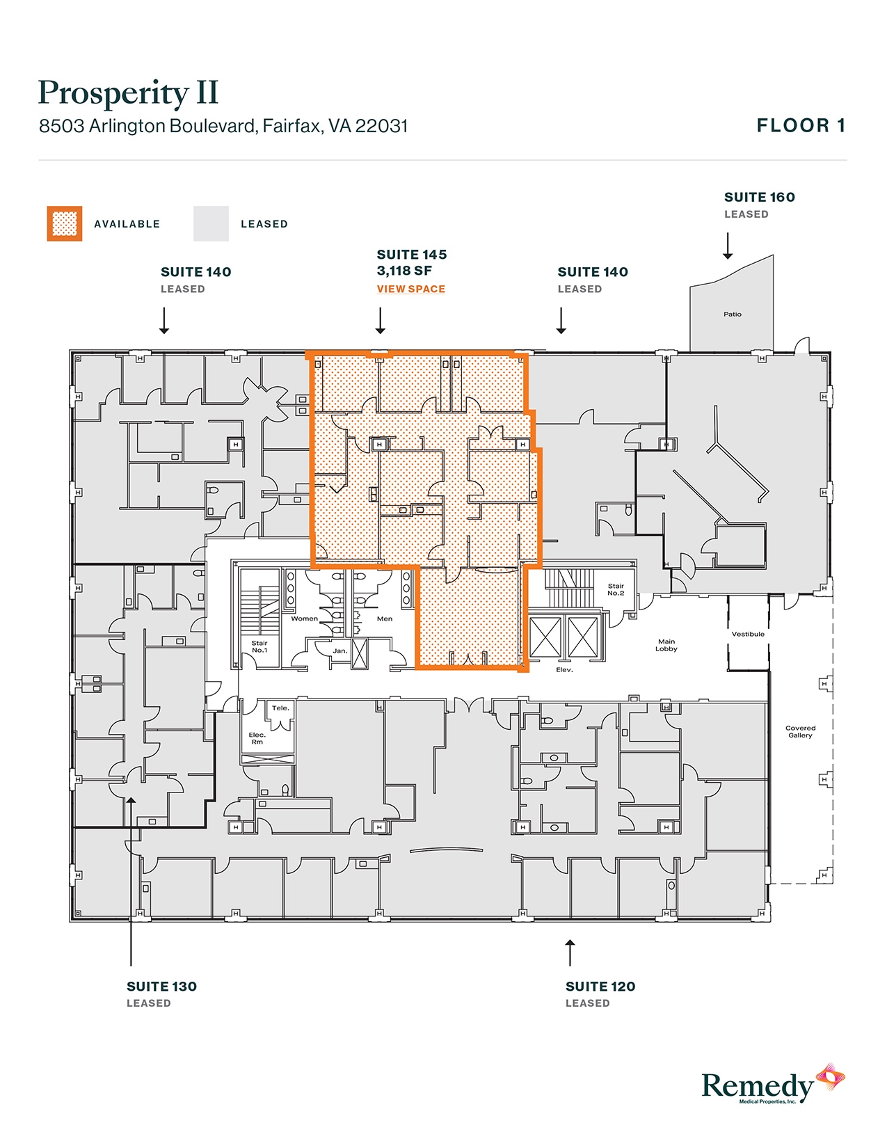 8501 Arlington Blvd, Merrifield, VA for lease Floor Plan- Image 1 of 1