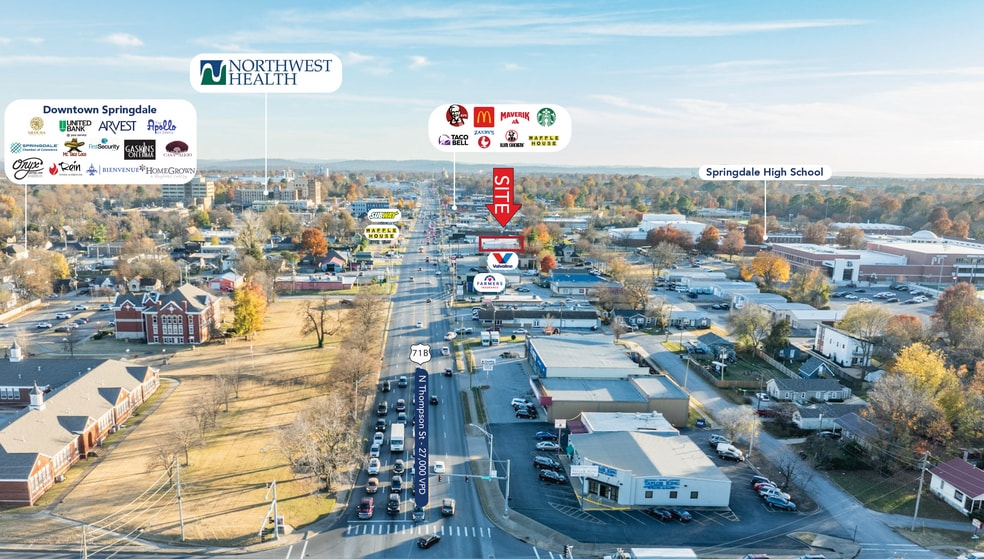 100 N Thompson St, Springdale, AR for sale - Building Photo - Image 3 of 6